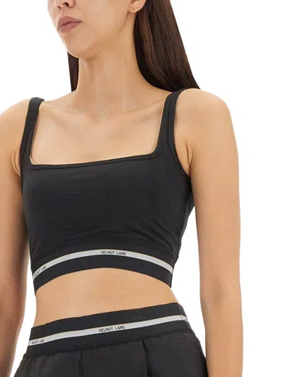 Helmut Lang Crop Top With Logo