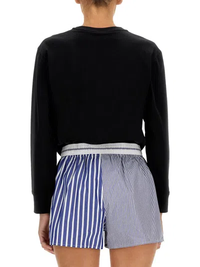 Alexander Wang T T By Alexander Wang Embossed Logo T-shirt