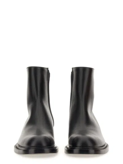 Alexander Mcqueen Cuban Stack Boot With 4.5 Cm Heel