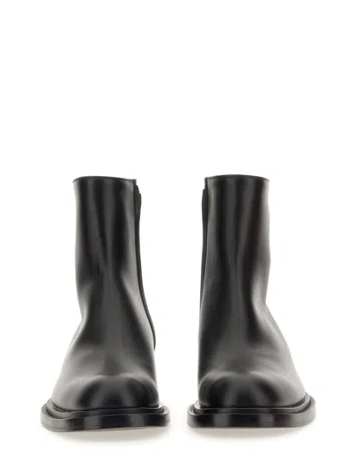 Alexander Mcqueen Cuban Stack Boot With 4.5 Cm Heel