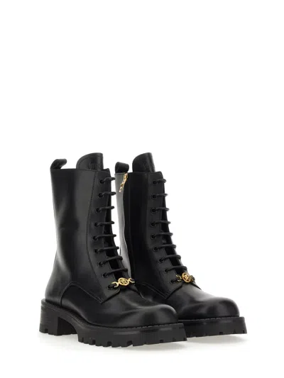 Versace Vagabond Lace-up Army Boots