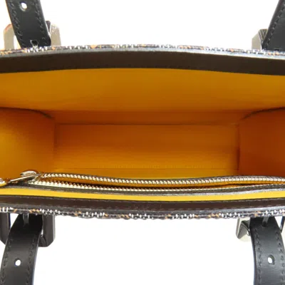 Pre-owned Goyard Black Coated Canvas Tote Bag ()