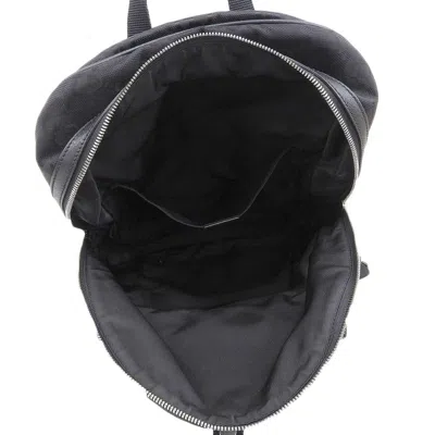 Pre-owned Gucci Black Nylon Leather Backpack ()