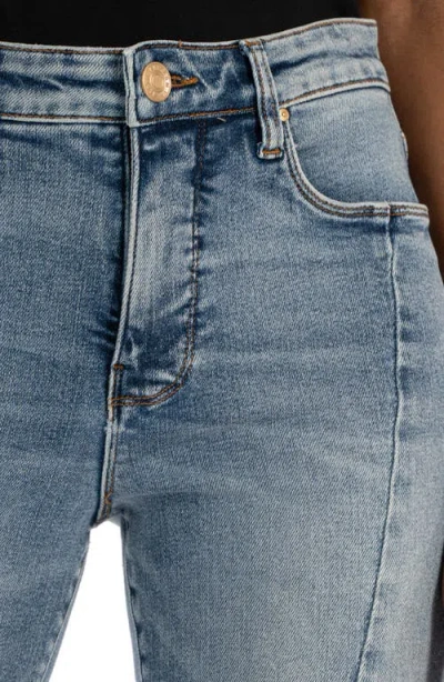 Kut From The Kloth Rachael Fab Ab Frayed High Waist Crop Jeans