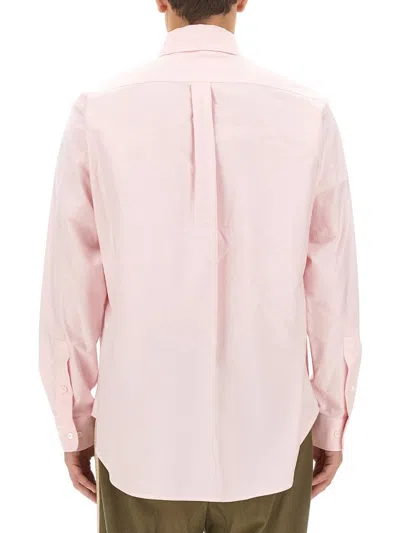 Palm Angels Logo-patch Cotton Shirt