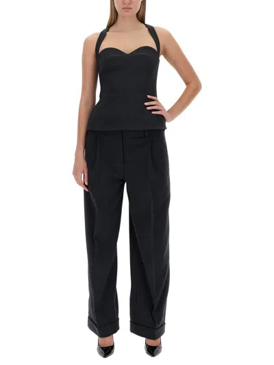 Philosophy Di Lorenzo Serafini Wide Leg Pants Size 40 For Women