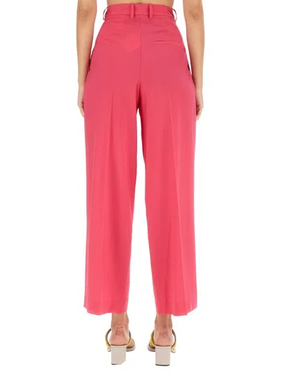 Alysi Pleat Detailed Straight-leg Trousers