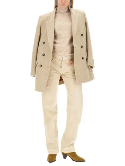 Isabel Marant Frayed Detail Cotton Trouser