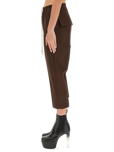 Rick Owens Women Drawstring Astaires Cropped Pants