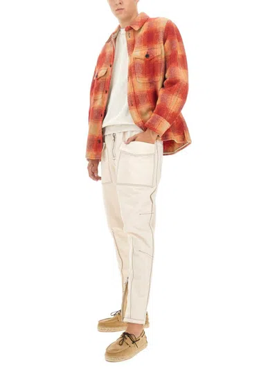 Isabel Marant Kevron Checked Flannel Shirt Jacket