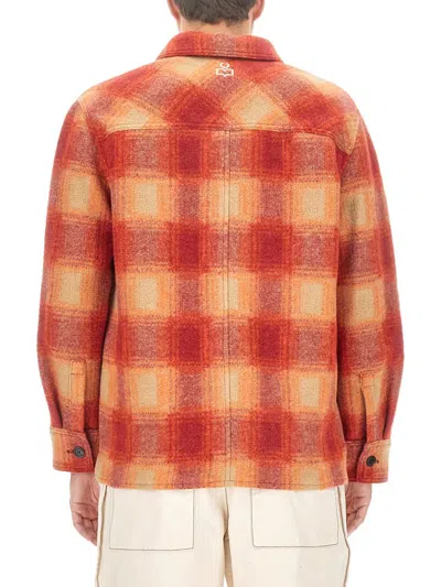 Isabel Marant Kevron Checked Flannel Shirt Jacket
