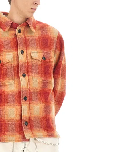 Isabel Marant Kevron Checked Flannel Shirt Jacket