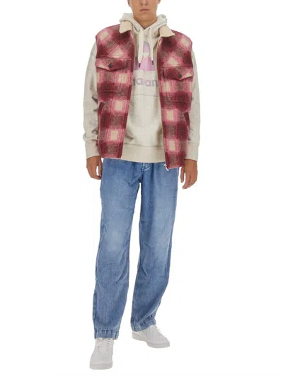 Isabel Marant Plaid Checked Zip-up Gilet