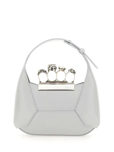 Alexander Mcqueen Jewelled Mini Hobo Bag