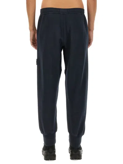 Stone Island Elastic Waistband Regular Fit Ribbed Cuffs Side Pockets