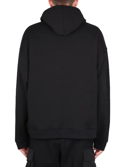 Dsquared2 Palm-tree Print Cotton Hoodie