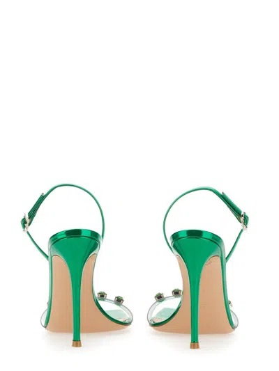 Gianvito Rossi Ribbon Candy Crystal-embellished Pvc Sandals