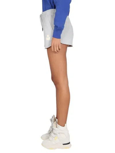 Isabel Marant Étoile Logo-print Drawstring Shorts