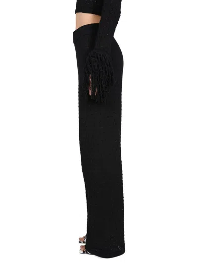 Rotate Birger Christensen Rotate Relaxed Fit Knit Pants