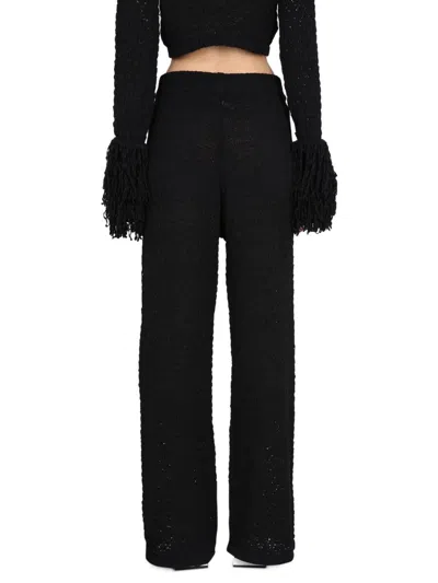 Rotate Birger Christensen Rotate Relaxed Fit Knit Pants