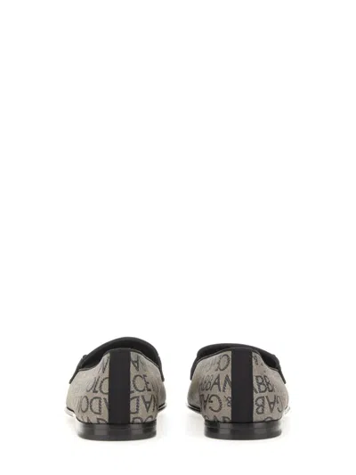 Dolce & Gabbana Logo-plaque Jacquard Loafers