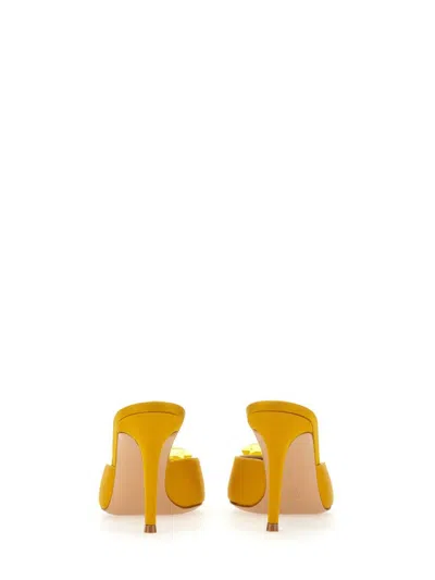 Gianvito Rossi Jaipur 85 Embellished Satin Mules