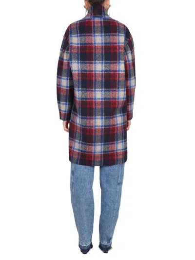 Isabel Marant Étoile Checked Long-sleeve Coat
