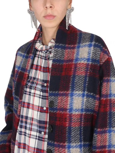 Isabel Marant Étoile Checked Long-sleeve Coat