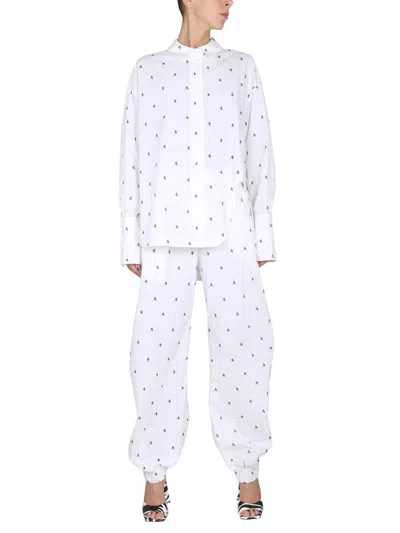 Attico All Over Logo Pants