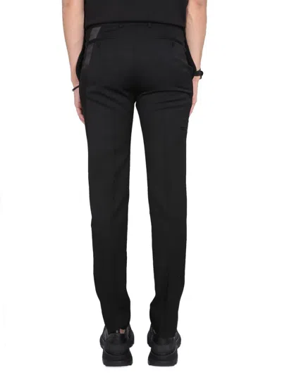 Alexander Mcqueen Wool Trousers Striped Sides