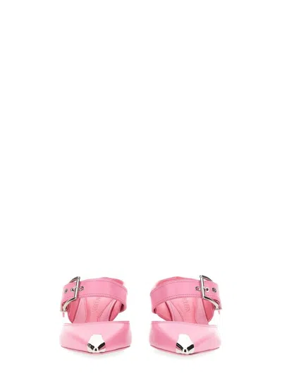Alexander Mcqueen Alexander Mc Queen Punk Buckled Leather Mules