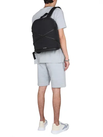 Alexander Mcqueen Men Bermuda Shorts With Graffiti Logo Print