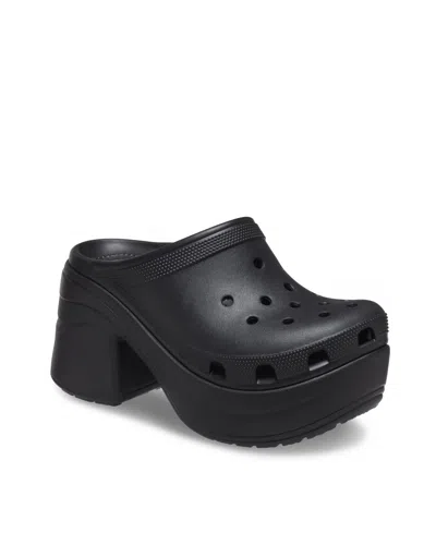Crocs Siren Clog Rubber Mules With Heel