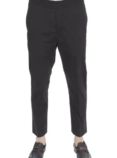 Alessandro Dell Acqua - Pantalone With Coulisse Cotton Ad7318/p0083e 80 Ner