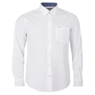 Barbour Men's Nelson Tailored-fit Solid Button-down Shirt