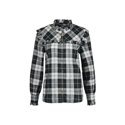Barbour - Shirt Squares Black Lsh1561