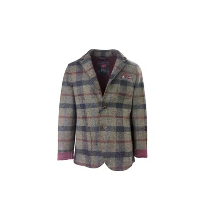 Bob - Single-breasted Jacket Blue A23chalk378 T378