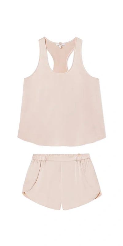 Lunya Washable Silk Tulip Back Set Delicate Pink In Neutral