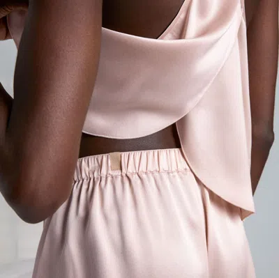 Lunya Washable Silk Tulip Back Set Delicate Pink In Neutral