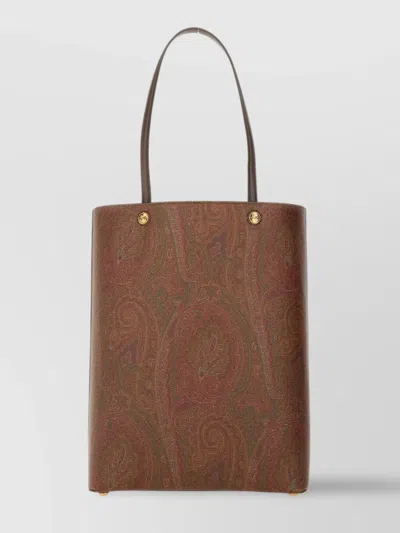 Etro Paisleyprint Opentop Tote Bag