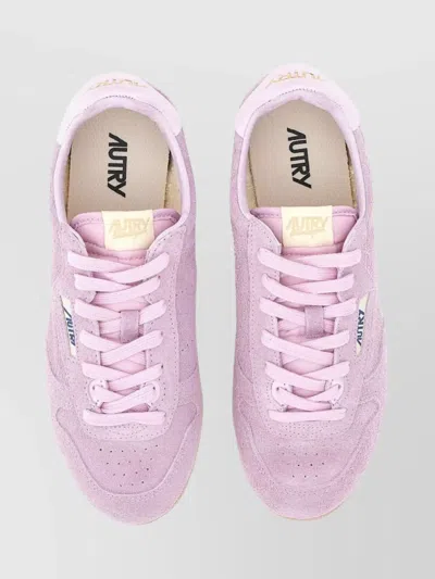 Autry Herno Round Neck Sweater In Purple