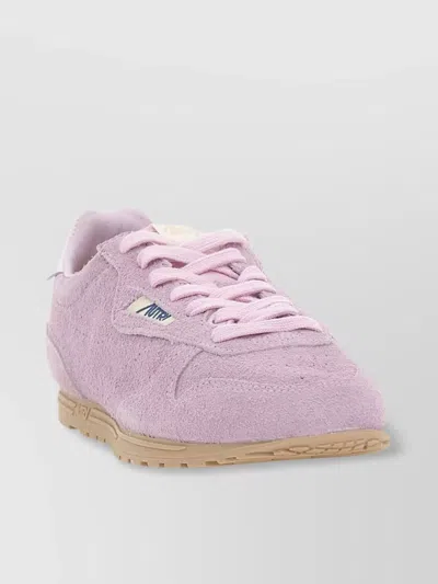 Autry Herno Round Neck Sweater In Purple