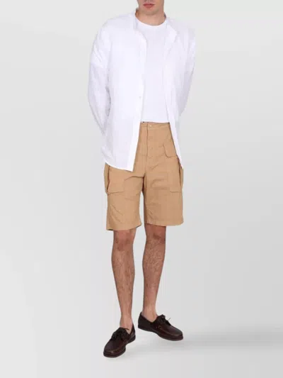 Aspesi Lou Bermuda Shorts Elastic Waistband