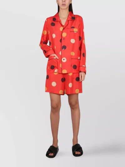 Aspesi Dotted Elastic Waist Shorts