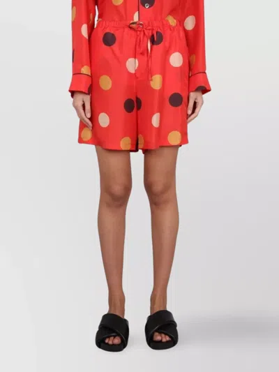 Aspesi Dotted Elastic Waist Shorts