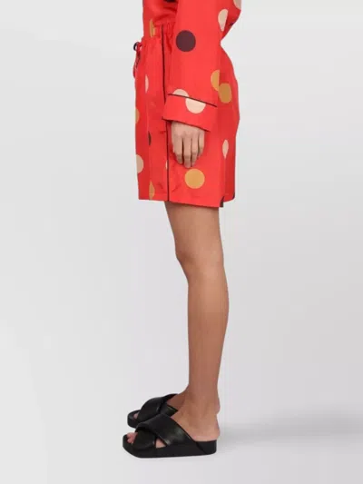 Aspesi Dotted Elastic Waist Shorts