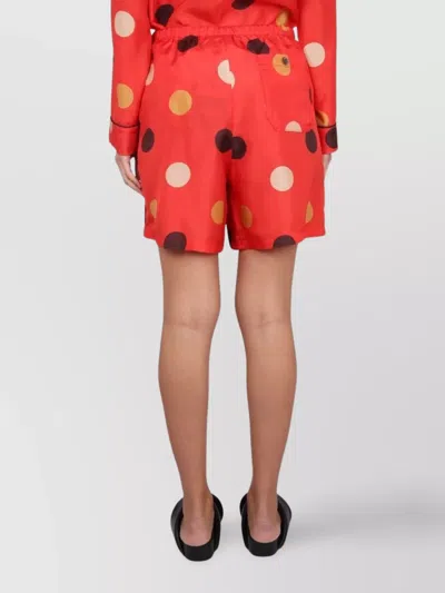Aspesi Dotted Elastic Waist Shorts
