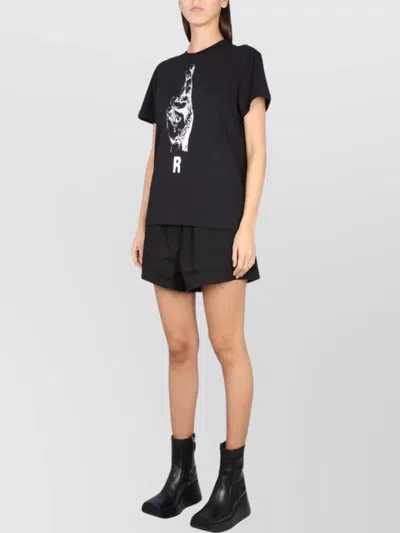 Raf Simons Crewneck T-shirt In Black