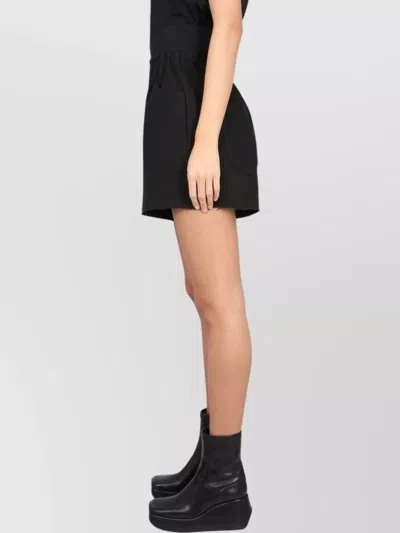 Raf Simons High Waist Denim Bermuda Shorts