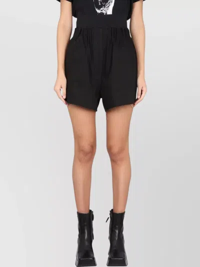 Raf Simons High Waist Denim Bermuda Shorts